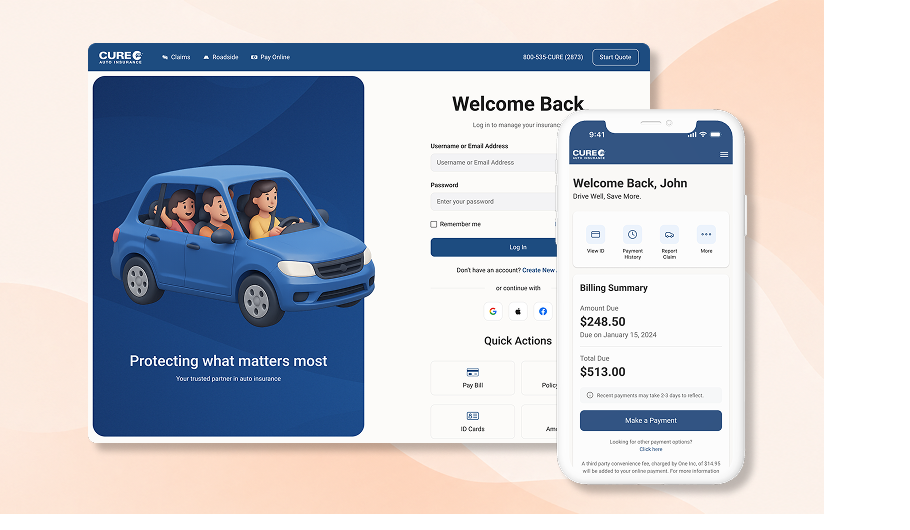 CURE My Account Portal