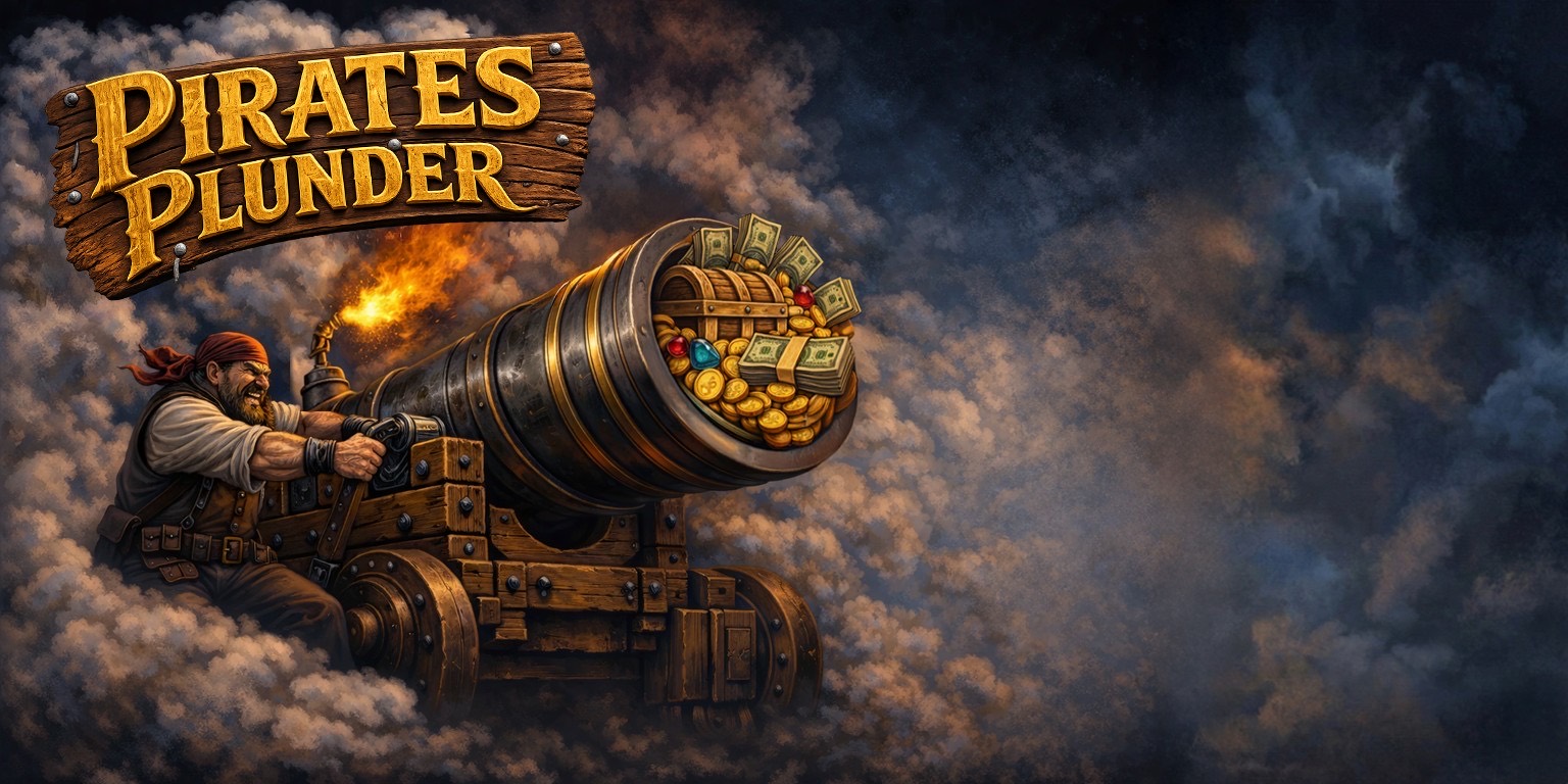 Pirate's Plunder scratchcard artwork